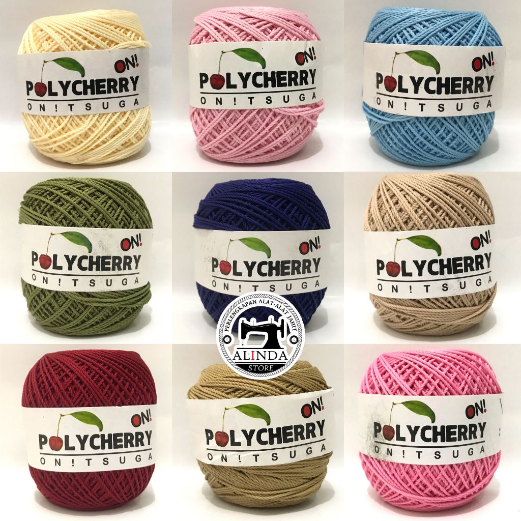 BENANG RAJUT POLYCHERRY ONITSUGA