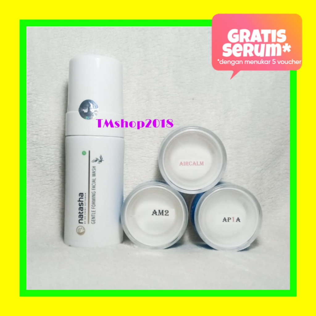 Natasha Skincare Paket Jerawat Kulit Sensitif by dr Fredi Setyawan Original Acne Bruntusan Komedo Se