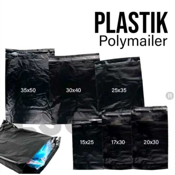 

PLASTIK POLYMAILER HITAM BUNGKUS GRADE A ++ PLASTIK PACKING ONLINE UKURAN (50X60) HARGA YANG TERCANTUM MERUKAPAN HARGA 100PCS
