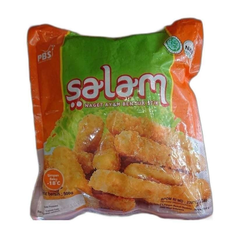 

Salam Naget Ayam Stick / Chicken Nugget Stick | Berat Bersih 500gr