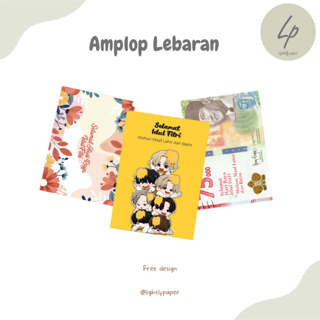 

AMPLOP MOTIF SNACK DAN BUNGA ISI 10PCS