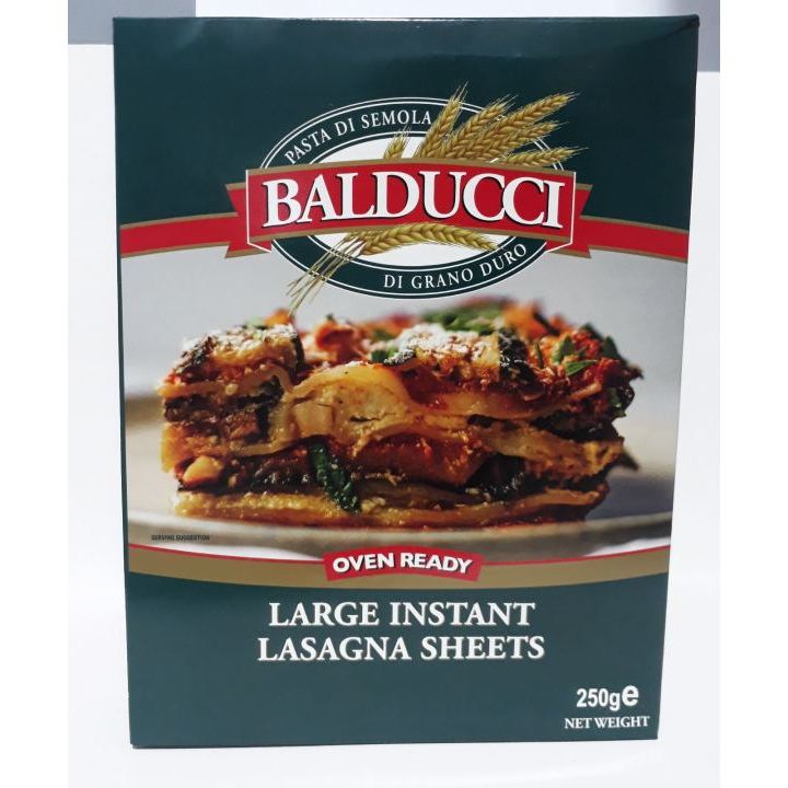 

Balducci Lasagna Sheet 250gr kulit Lasagna instant Pasta lembaran