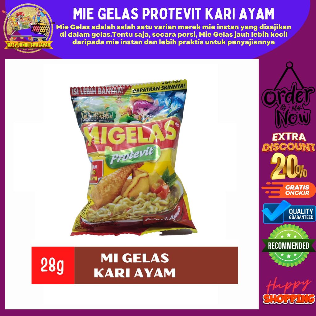 

Migelas Protevit Mi Seduh Kari Ayam 28g