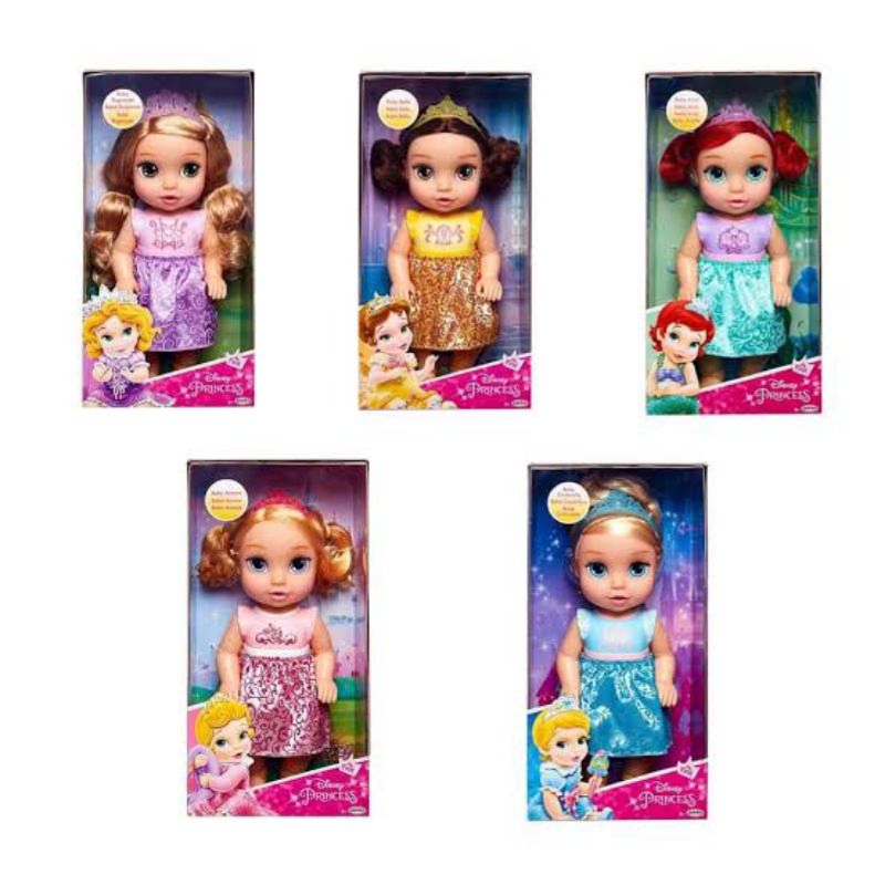 boneka disney princess baby Rapunzel ariel belle cinderella aurora jakks pasific