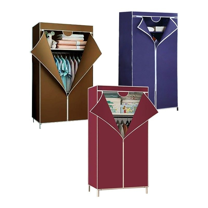 COD Lemari baju Lemari Portable Lemari Serbaguna Kain Lemari gantungan Lemari resleting Lemari polos