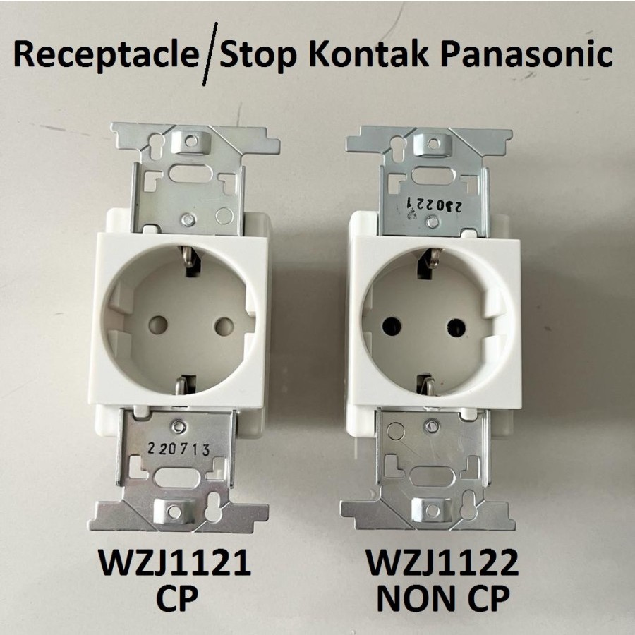 Stop Kontak Panasonic WZJ1121 WZJ1122 WZJ 1121 1122 Modern Plate PVC - WZJ1122