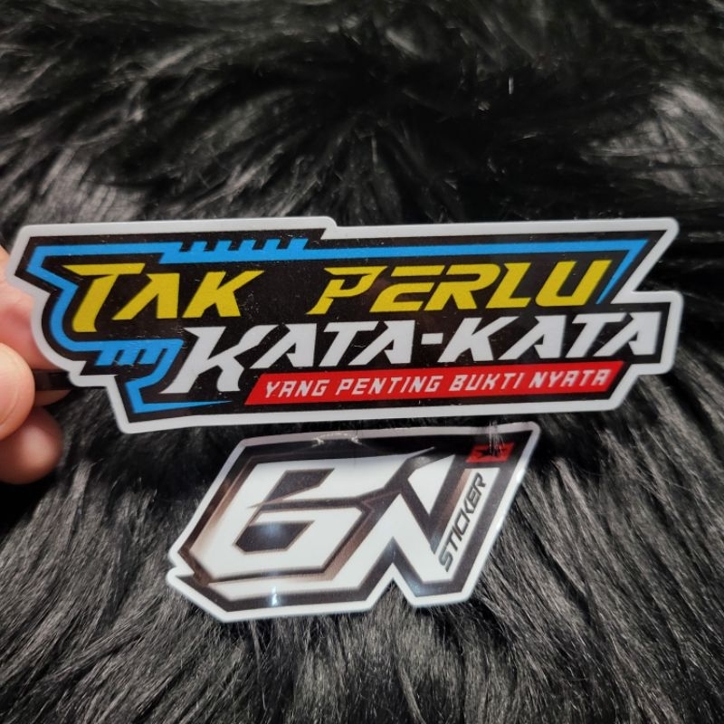 stiker tak pelu kata2