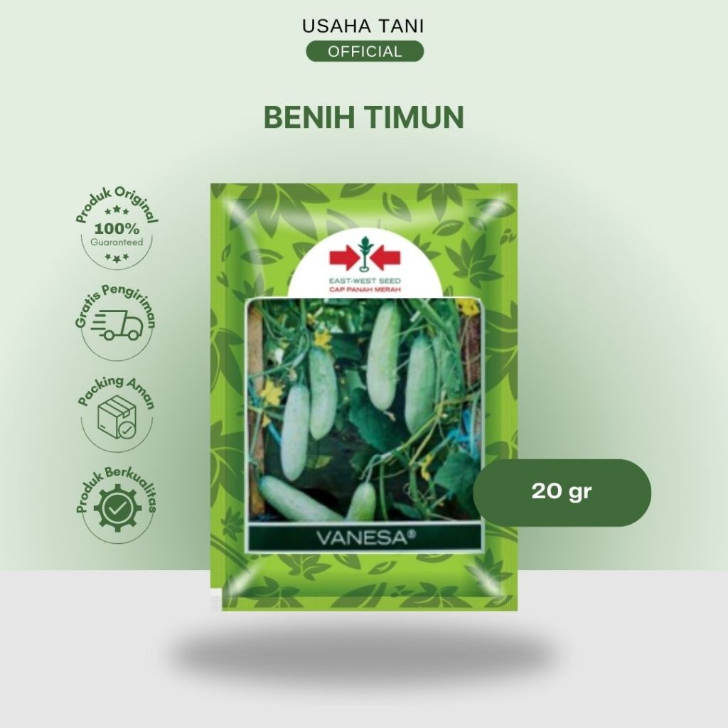 Benih Timun Vanesa 20 gram Cap Panah Merah