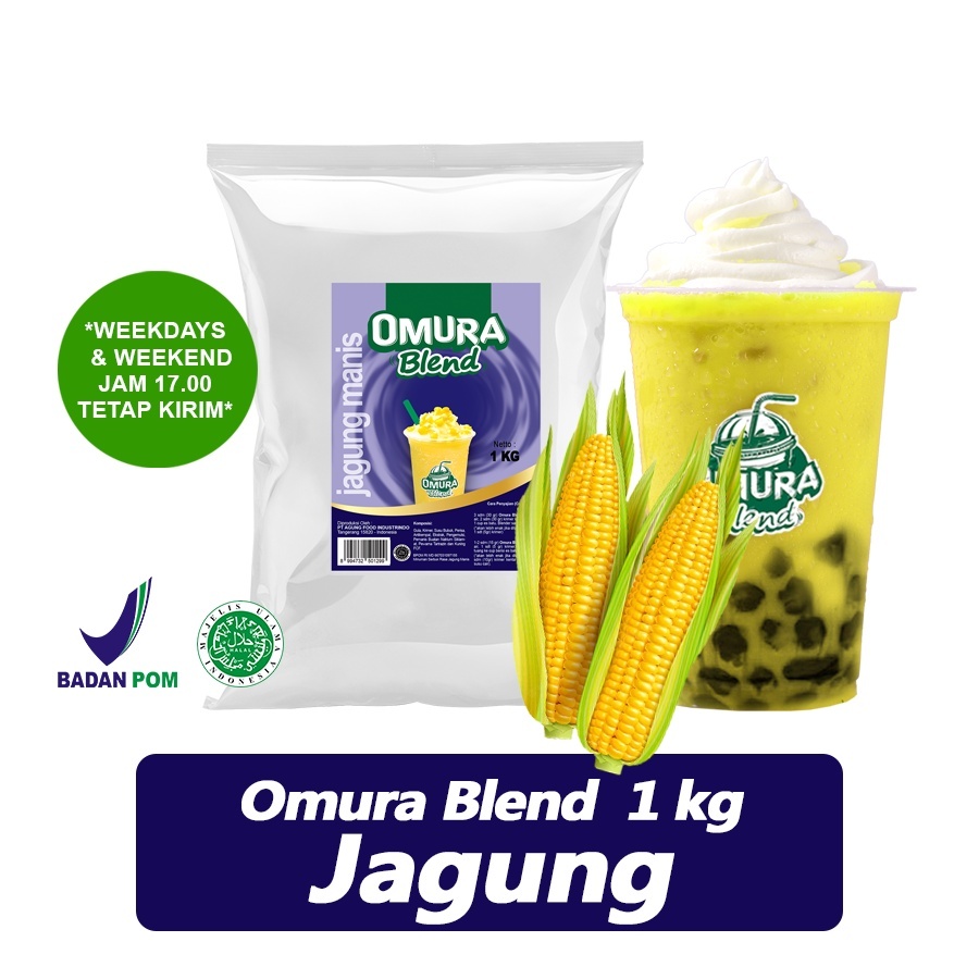 

BLEND Bubuk Minuman Premium Rasa Jagung Manis / Sweet Corn Mix Gula 1 Kg & 500 Gram Indonesia Powder