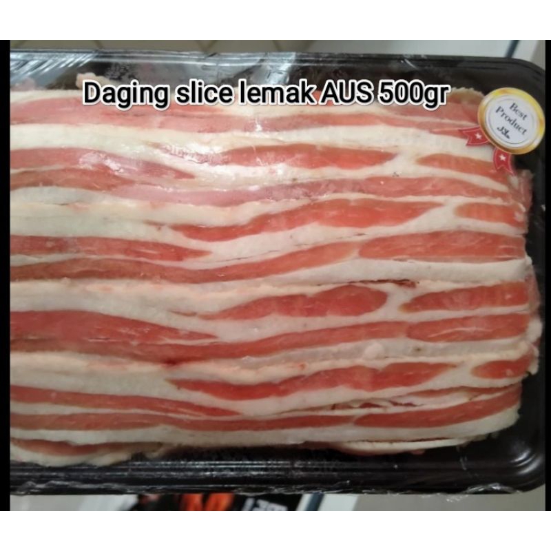 

Daging slice lemak AUS 500gr