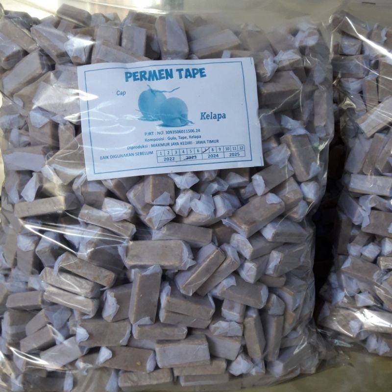 

Permen Tape 5 kg Suwar Suwir Dodol Tape Cap Kelapa