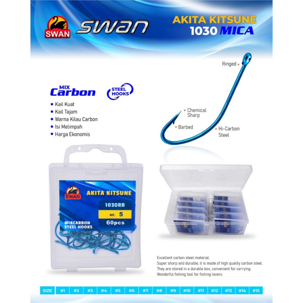 Kail Pancing Swan Akita Kitsune 1030 Ring Box Murah