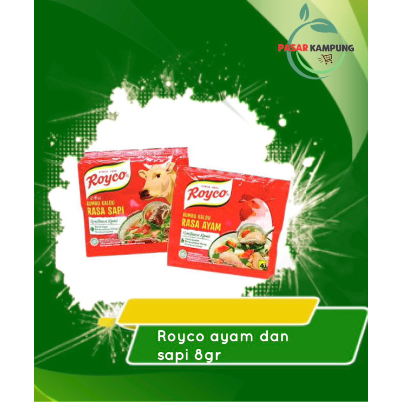 

Royco ayam dan sapi 8gr