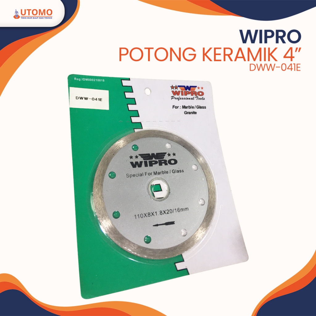 WIPRO Pemotong Keramik Diamond Wheel DWW-041E