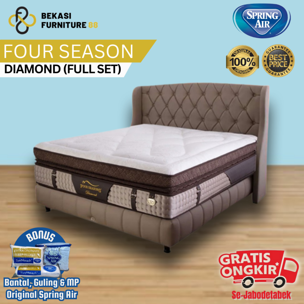 SPRING AIR SPRINGBED "Four Seasons (Diamond)" FULL SET