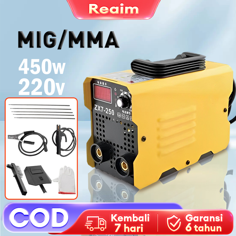 Reaim mesin las mig mesin las las mig mesin las 450 watt Mesin trafo las welding MMA MIG