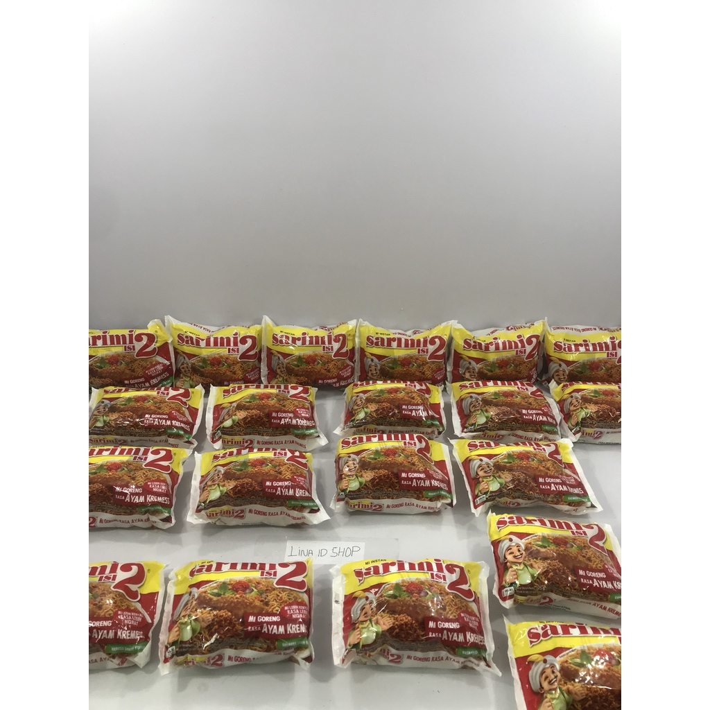 

15 Bungkus - Mi Instan Sarimi Isi 2 Mi Goreng Ayam Kremes (Kremess Lebih Renyah) Kemasan 125 gr isi15