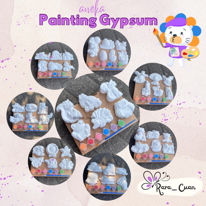 patung Painting Gypsum / Melukis Gypsum