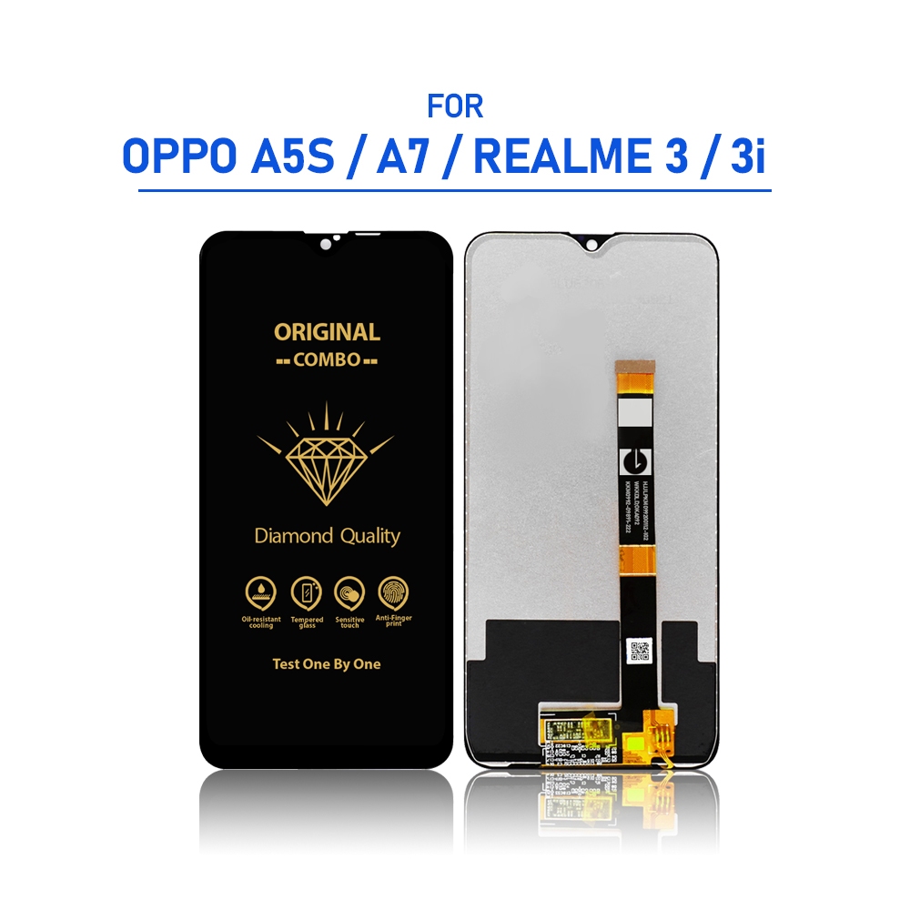 LCD Oppo A5S / A7 / A12 / Realme3 Fullset Original Layar Touchscreen