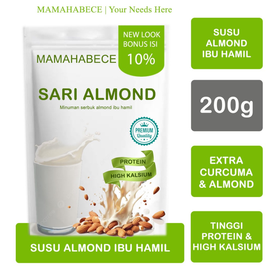 Susu Hamil Almond Ibu Hamil Trimester 1 Susu Bumil Susu Hamil Trimester Susu Almond Ibu Hamil Promil