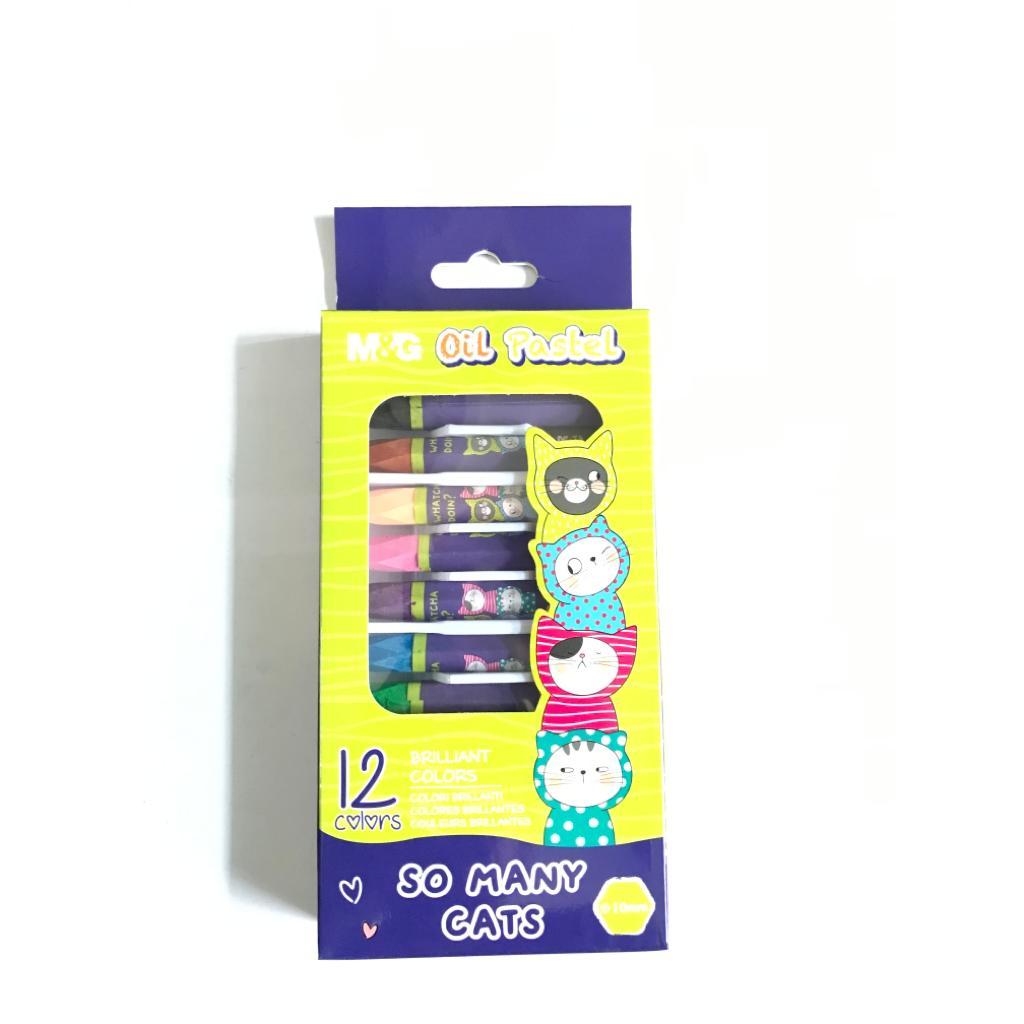 

CRAYON OIL PASTEL M&G SO MANY CATS 12 WARNA