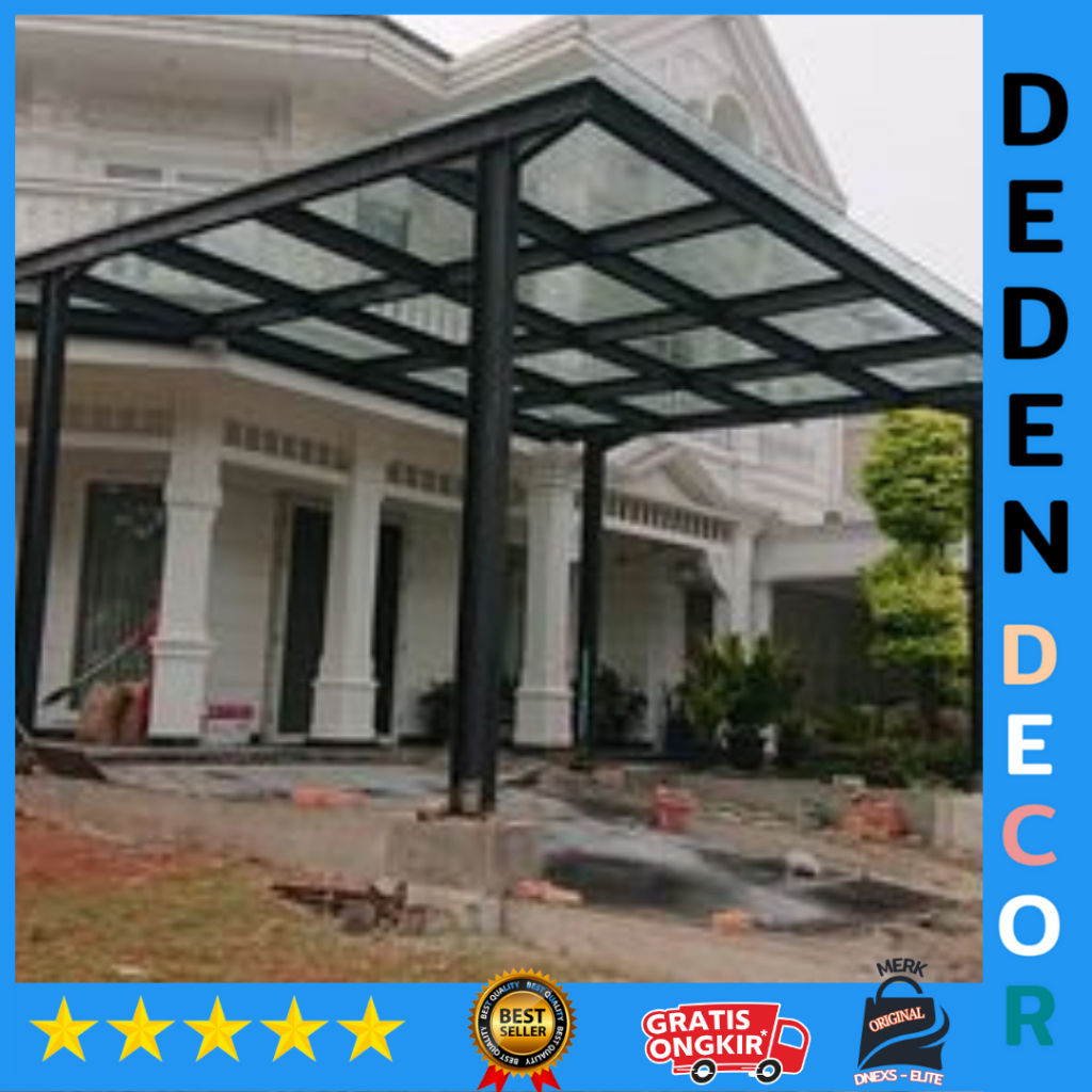 Kanopi kaca minimalis / Kanopi banten tangerang jakarta