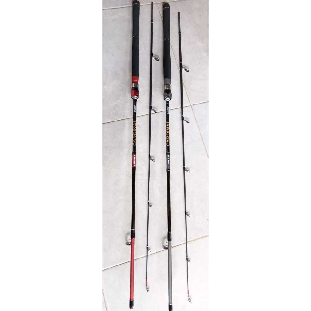 Joran Sambung Dua Iroly Cardinal Carbon Solid 180