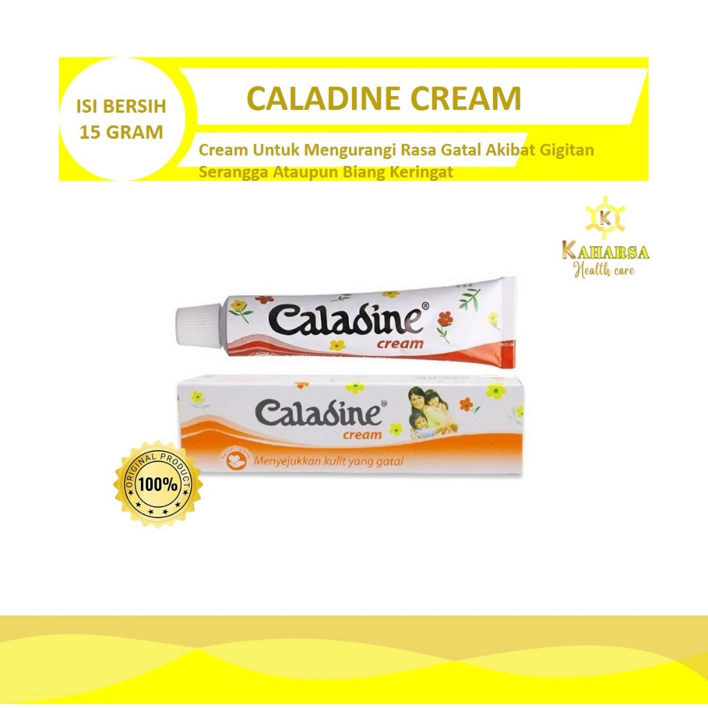 CALADINE CREAM 15 GR Krim Untuk Biang Keringat Bayi | Gatal Gatal Pada Kulit | Pelembab Kulit Bayi