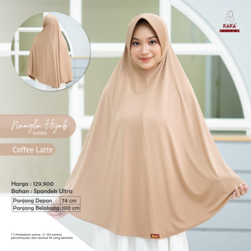 hijab jumbo Nayla dari keke