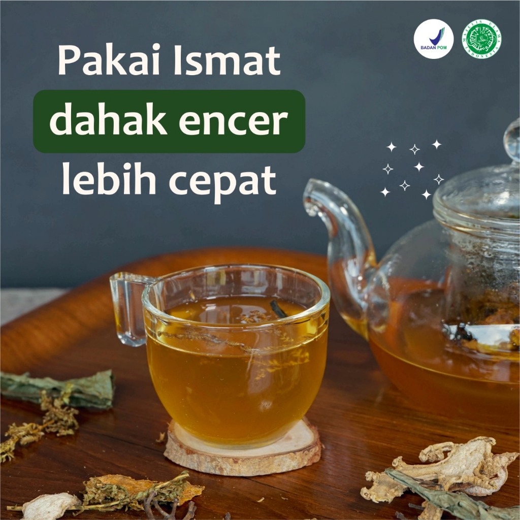 

ISMAT Minuman Rempah Obat Asma Batuk Sesak Nafas Sakit Tenggorokan Paling Ampuh 100% Original