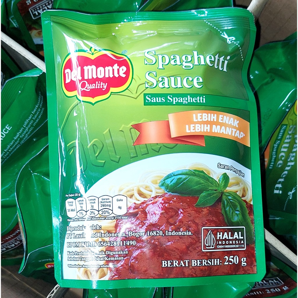 

Delmonte Saus Spaghetti 250 Gr