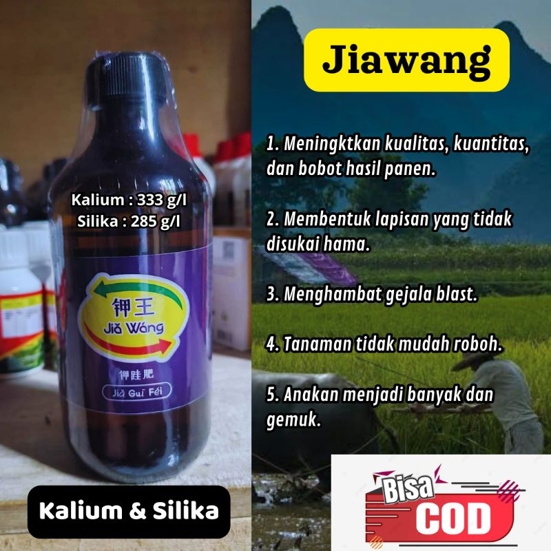 JIA WANG JIAWANG PUPUK KALIUM SILIKA MURNI 250 ml