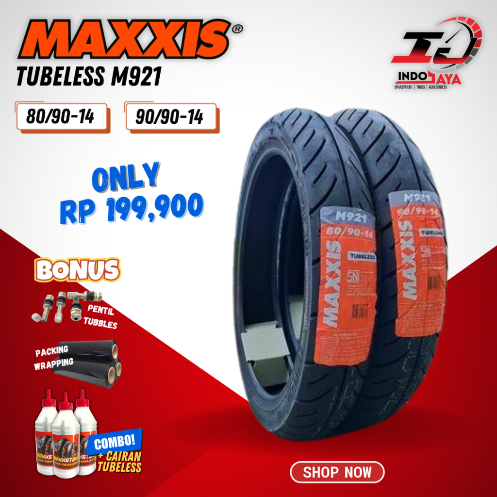 [BAYAR DI TEMPAT] BAN MAXXIS M921 ALL VARIAN (80/90-14 / 90/90-14) BAN MAXXIS 90/90-14 / 90-90-14 TU