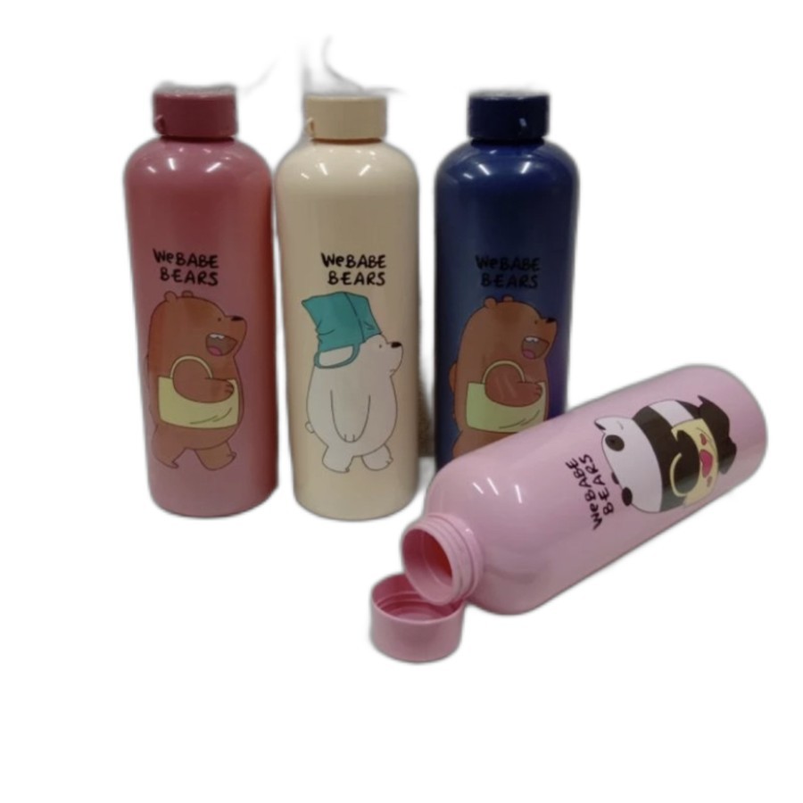 Botol Minum Anak Termos Tumbler We Bare Bears Lucu 1 L