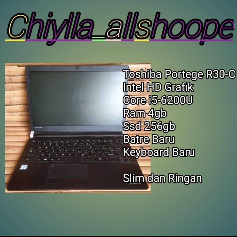 Laptop Toshiba Portege R30-CIntel HD Grafik Core i5-6200Uram 4gb