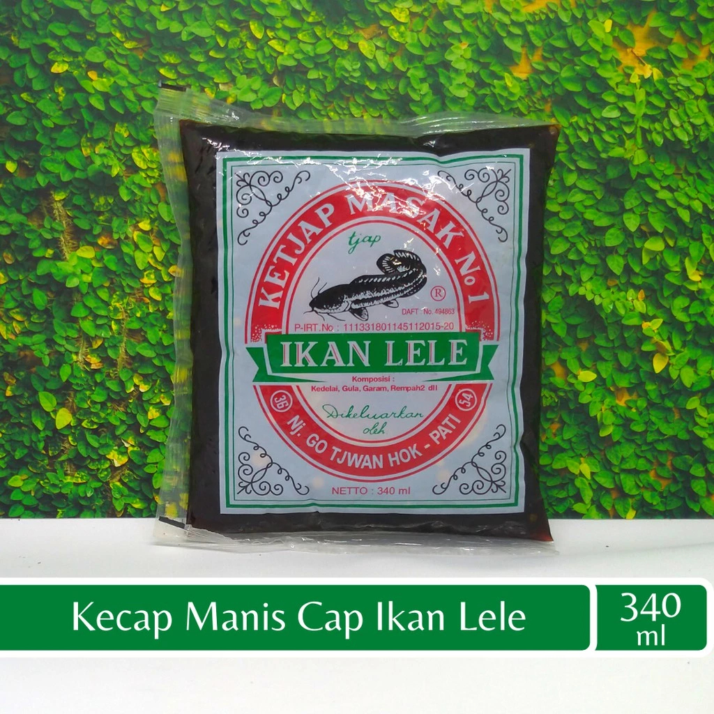 

Kecap manis cap ikan lele 340 ml (1/2 kg)-kecap masak khas pati-kecap lele murah