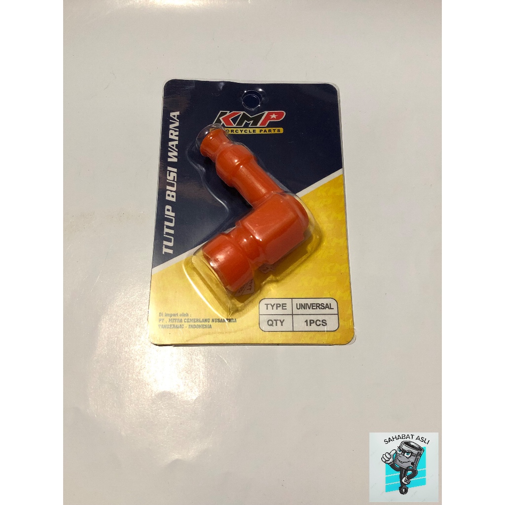 COP TUTUP KEPALA BUSI RACING WARNA HONDA SUPRA GRAND BEBEK KMP
