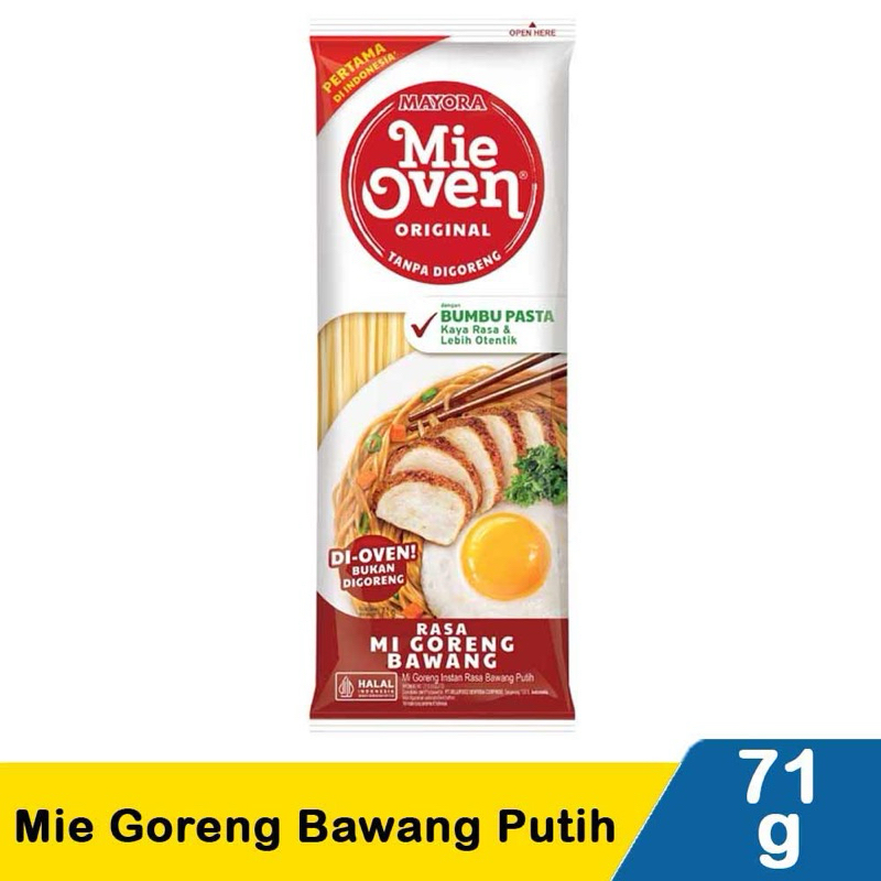 

Mie Oven Mie Instant goreng bawang | goreng gulai sultan | goreng Iga Sapi 78G