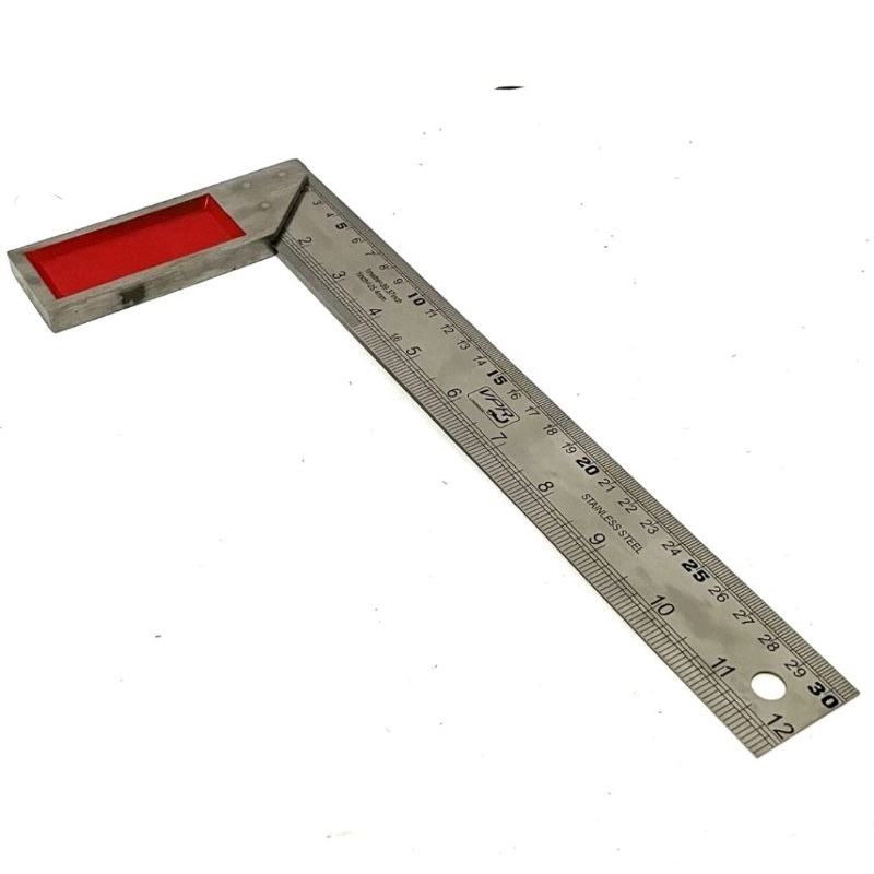 

Camel Siku Tukang Stainless Tebal Pengaris Siku Stainles 30 Cm