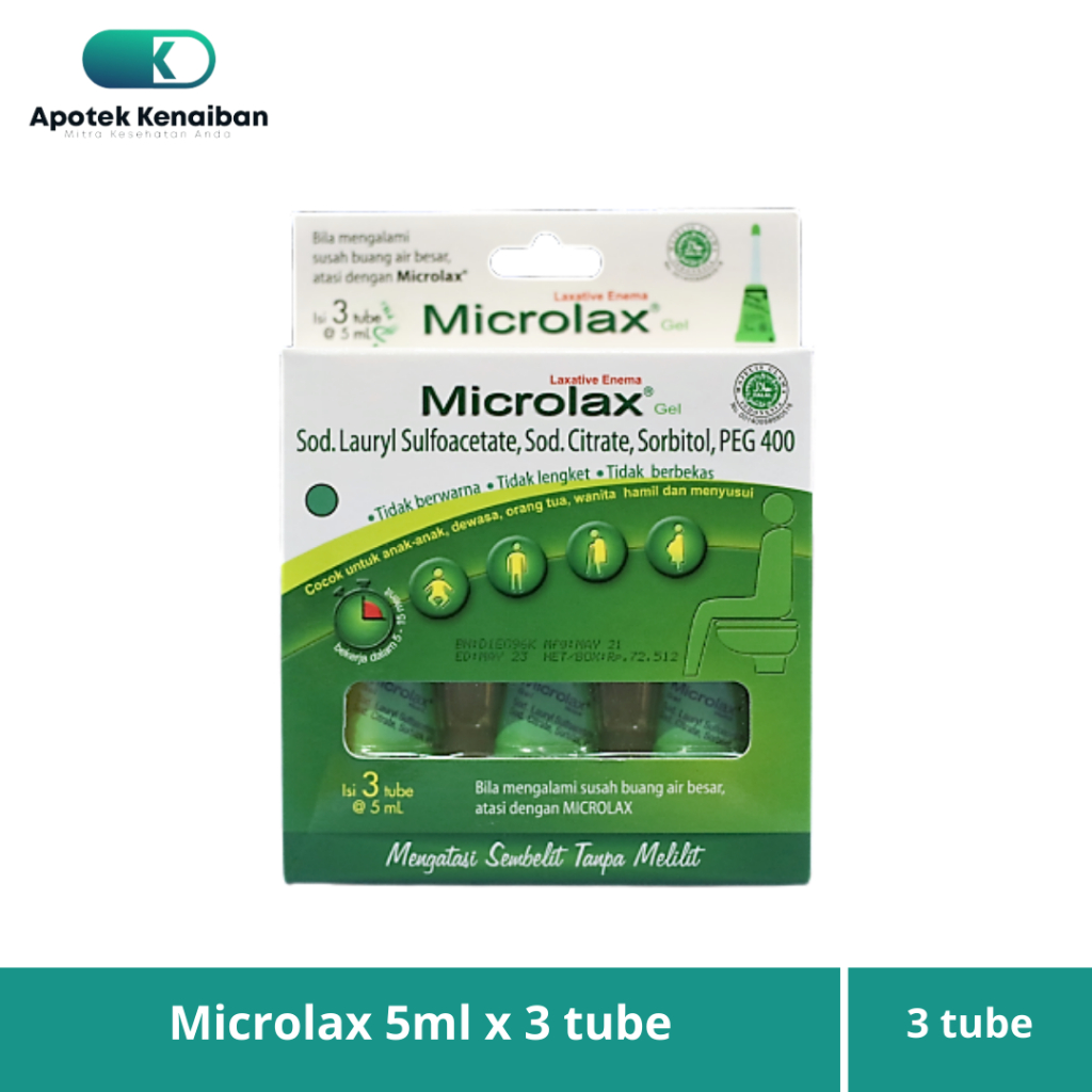 MICROLAX 3 X 5 ML OBAT PENCAHAR / SEMBELIT