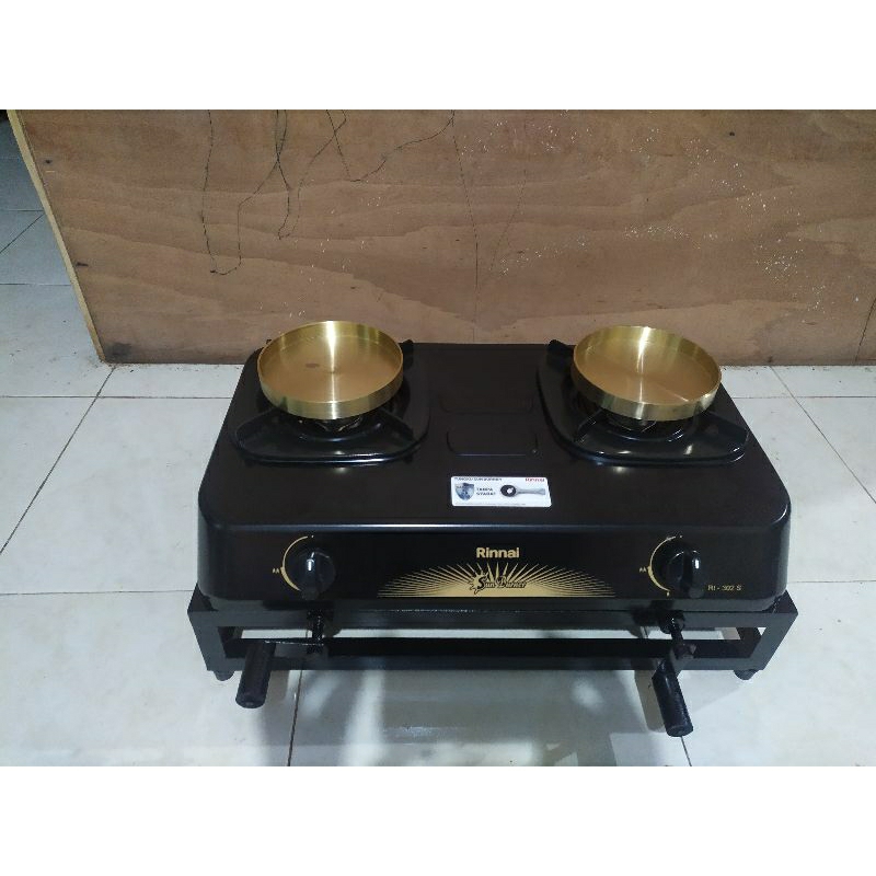 Kompor leker putar 2 tungku