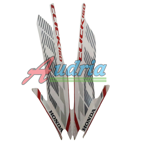 Striping stiker motor honda vario click 160 2023 putih