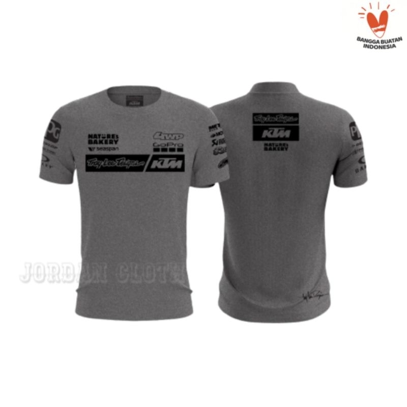 Tshirt Baju Kaos Troy Lee KTM Racing Team