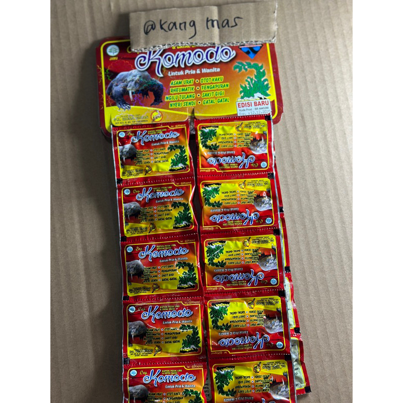 

KOMODO ORIGINAL KAPSUL (ASAM URAT)