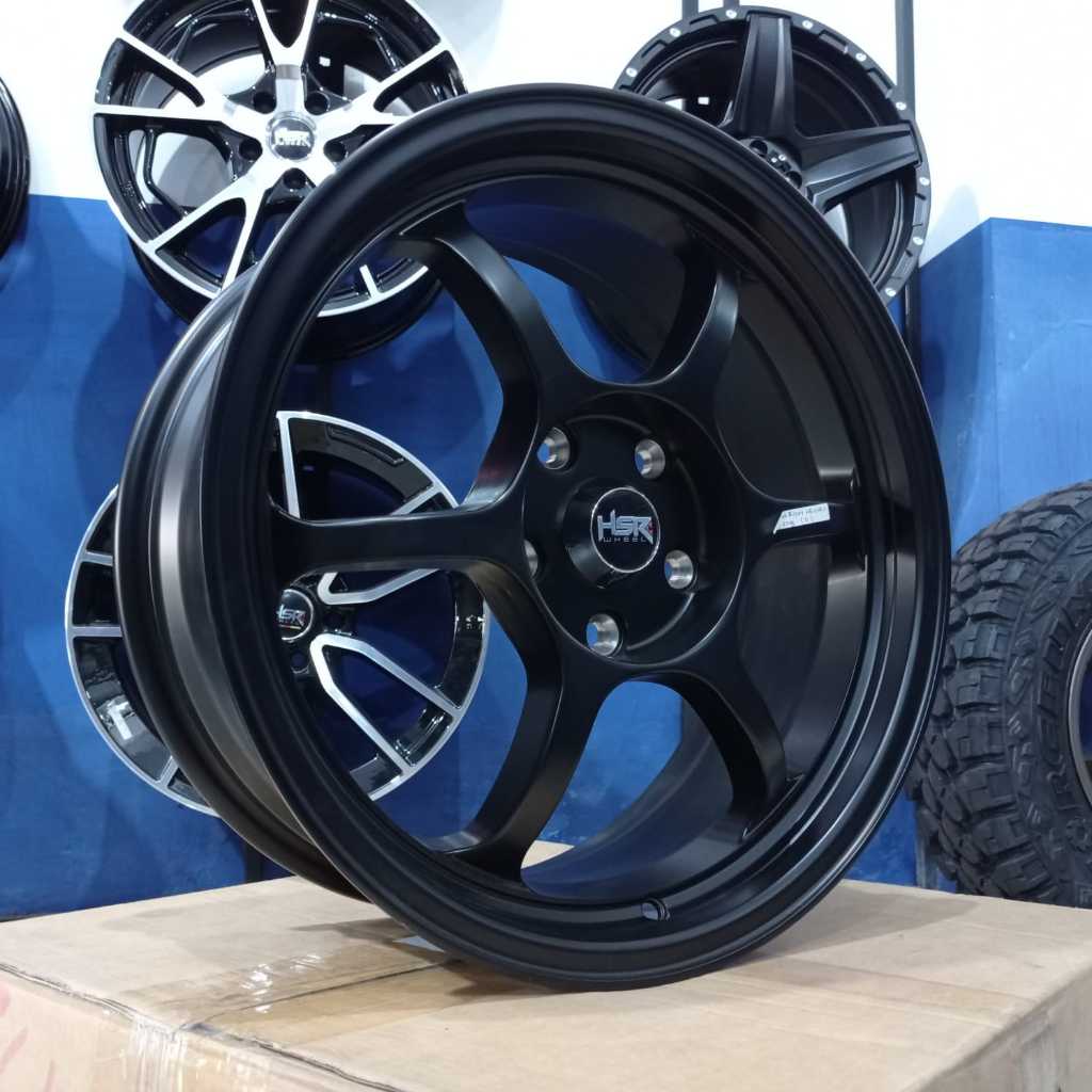 Velg Mobil Racing Ring 17 Hsr Wheel Yuzawa, Buat Xpander, Hrv, XL7, Civic, Grand Max