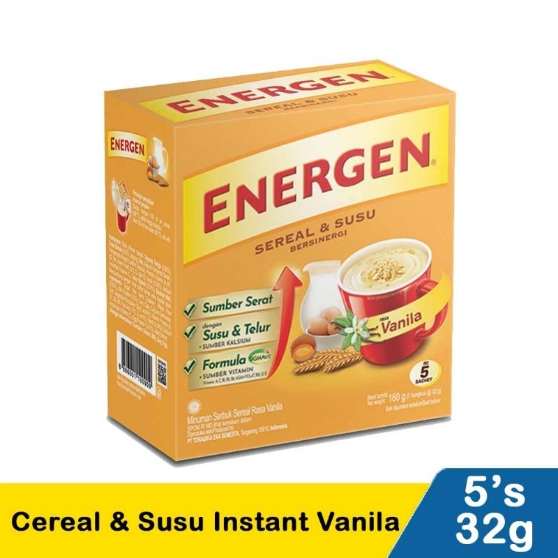 

Energen Cereal & Susu Instant Vanilla 5X32G