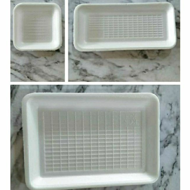 isi 100 pcs foam tray lemek buah dan sayur