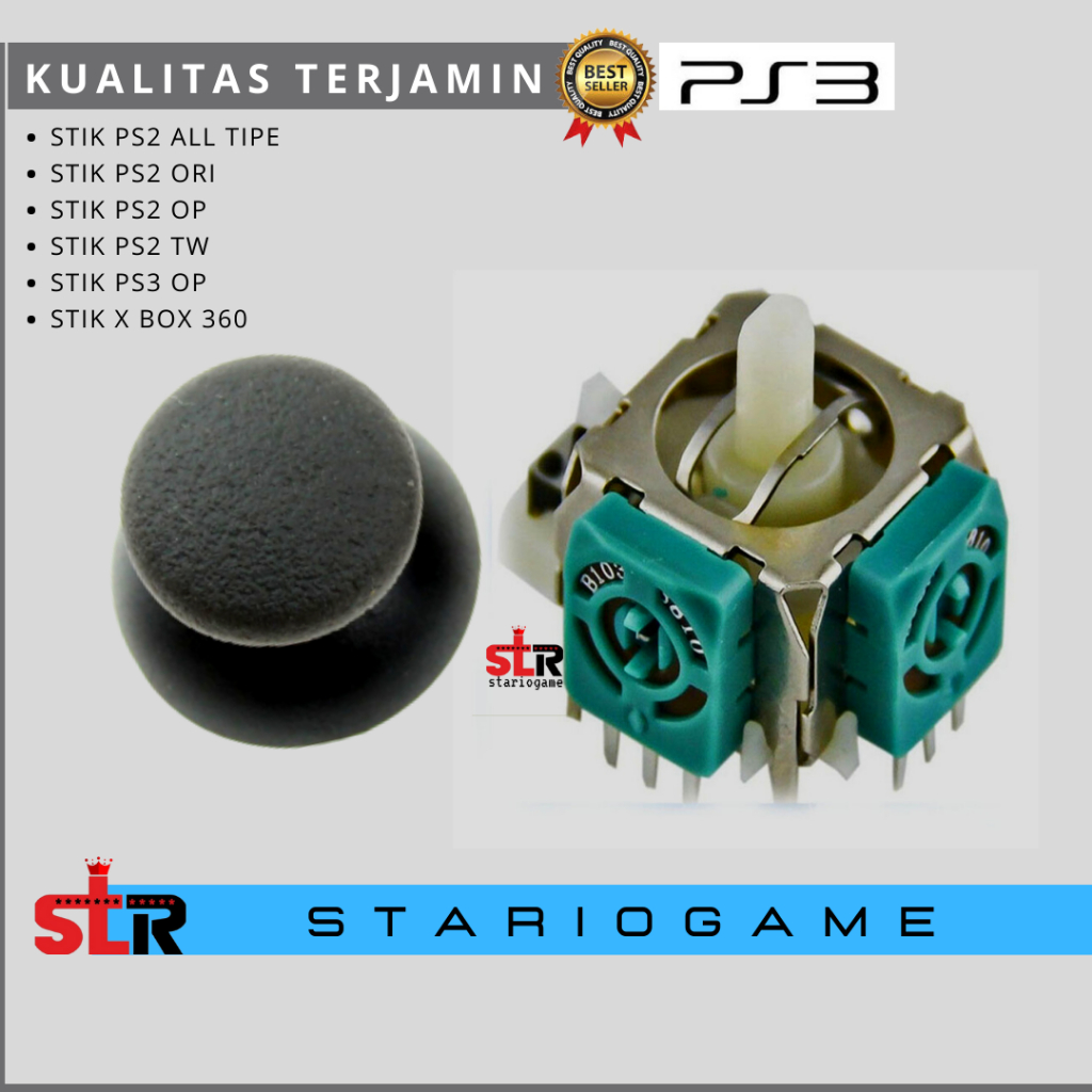 Analog stik ps2 ps3 tiang plastik Analog stick ps2 ori ps2 op ps2 tw ANALOG STIK PLAYSTATION