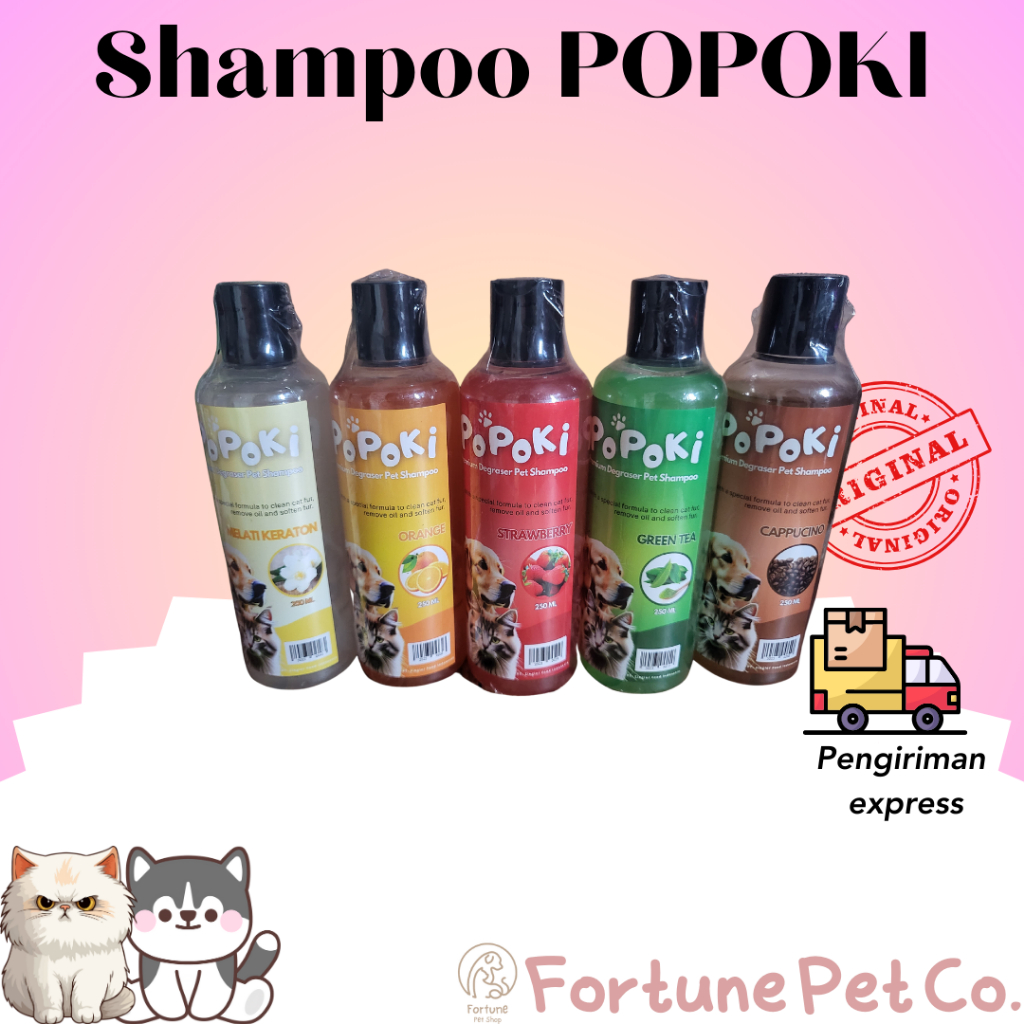 Shampoo Kucing Anjing POPOKI - Shampoo Kucing Shampoo Anjing