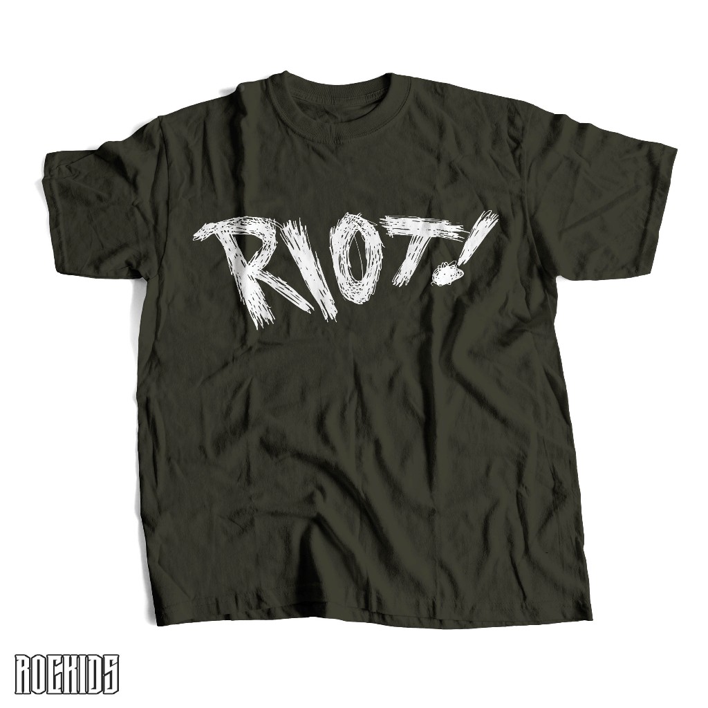 ROCKIDS - RIOT - TSHIRT - TEES - KIDSWEAR - KAOS BAND - KAOS RIOT -  TSHIRT RIOT - TEES RIOT - KAOS 